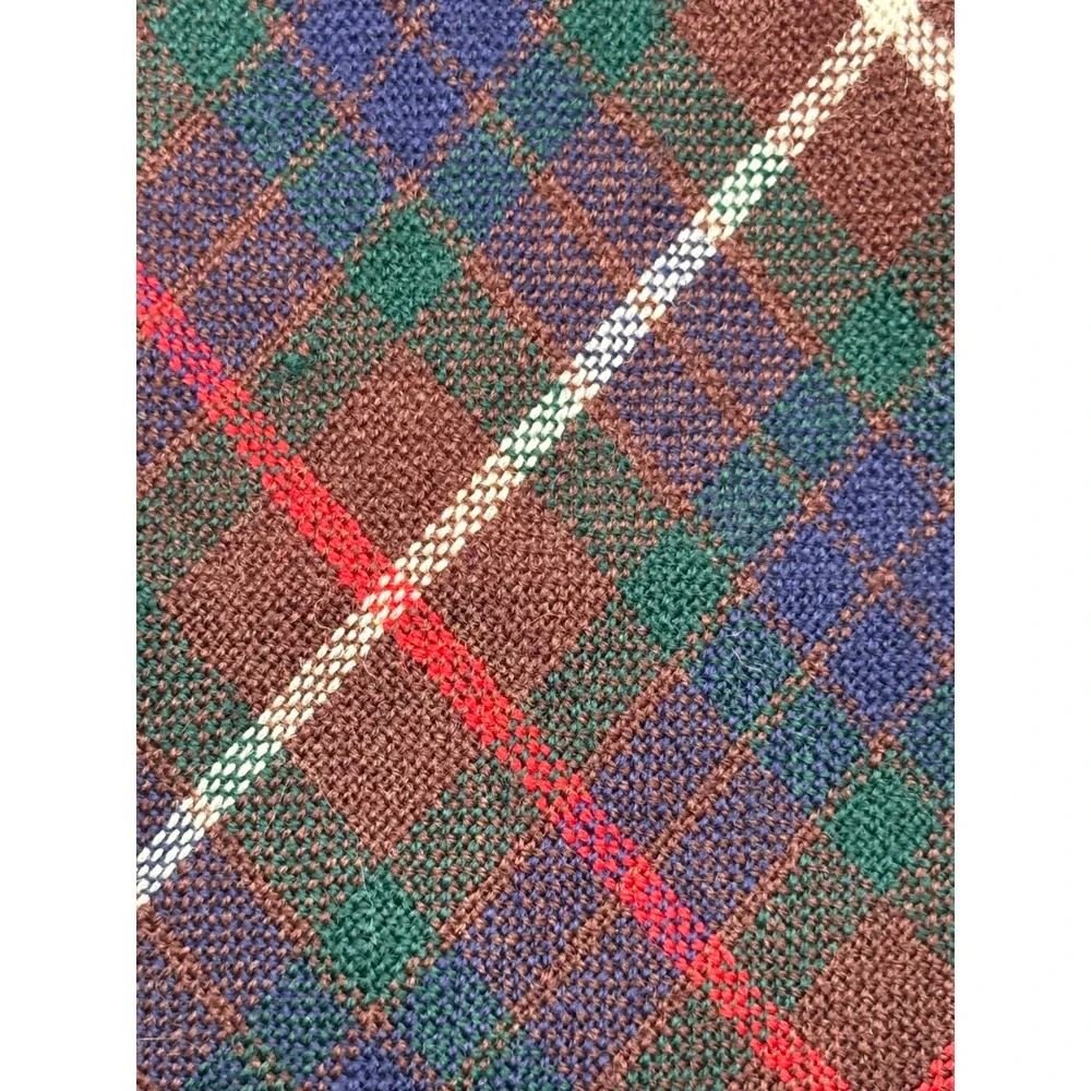 Fraser HTG Scottish Tartan Plaid 100% Pure New Wool Necktie Made in Scotland